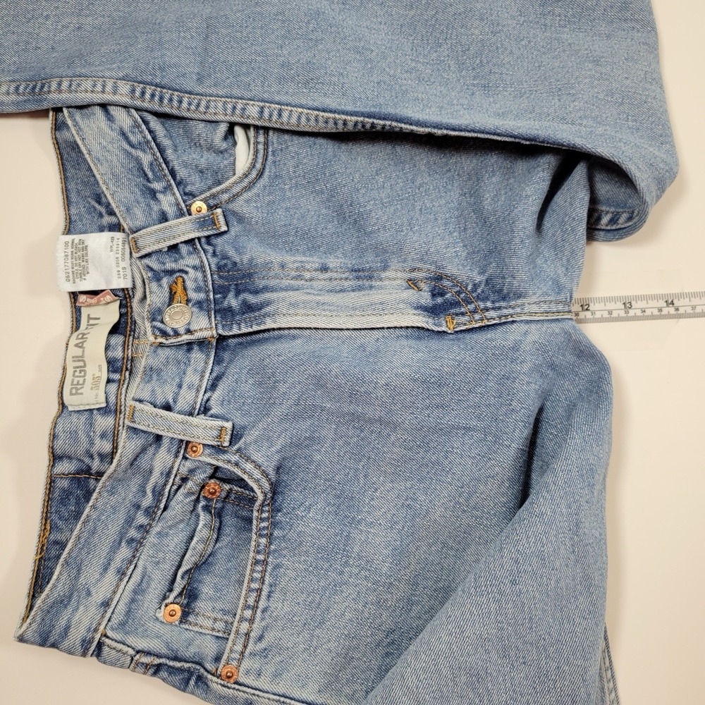 Levi's Men's Jeans 505 Regular Fit Size 29x30 Blue - Picture 5 of 10